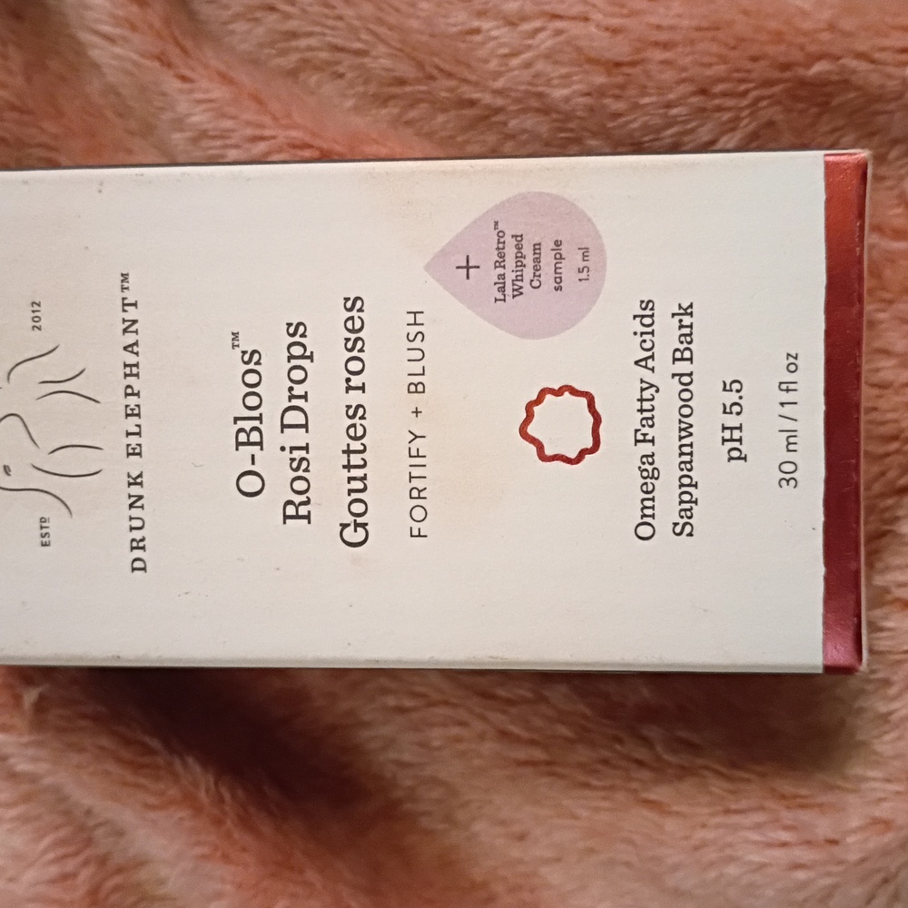 Drunk Elephant O-Bloos™ Rosi Glow Drops - Serum Blush with Vitamin F - Picture 2 of 6